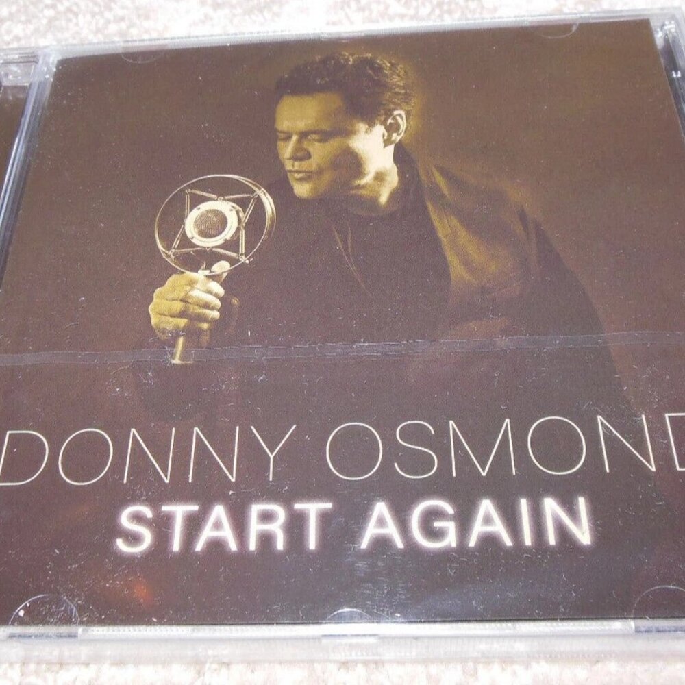 SEALED Donny Osmond Start Again MINT CD Germany Charlie Wilson 1970's Teen Idol